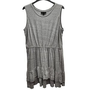 Lane Bryant Tank Dress Womens 22/24 Elastic Waist Ruffle Tiered Hem Sleeveless